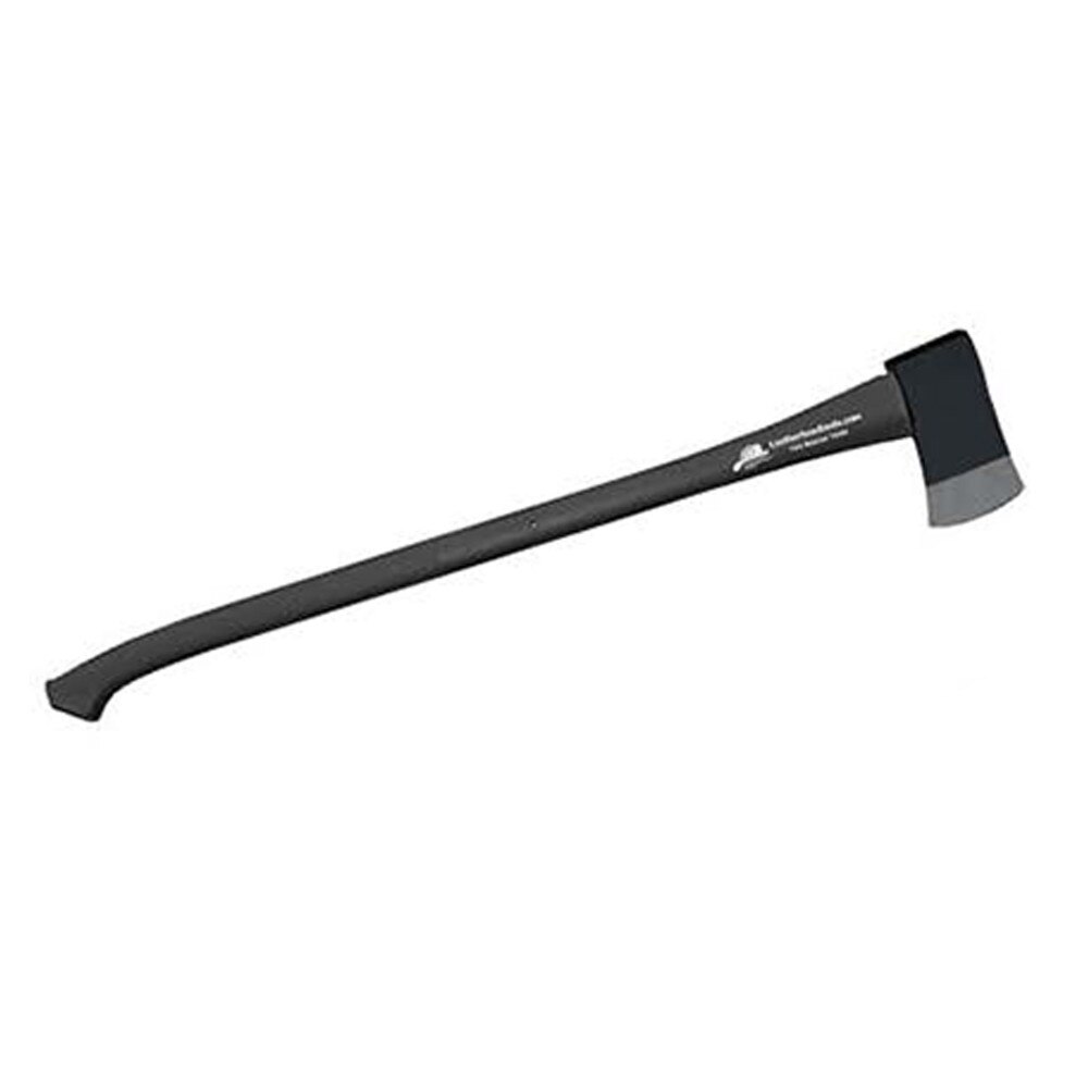 [FAB-6-36] Leatherhead 6# Flat Axe - 6 lb, 36" Fiberglass Handle (Black Fiberglass Handle w/Textured, Deer Hoof Grip)