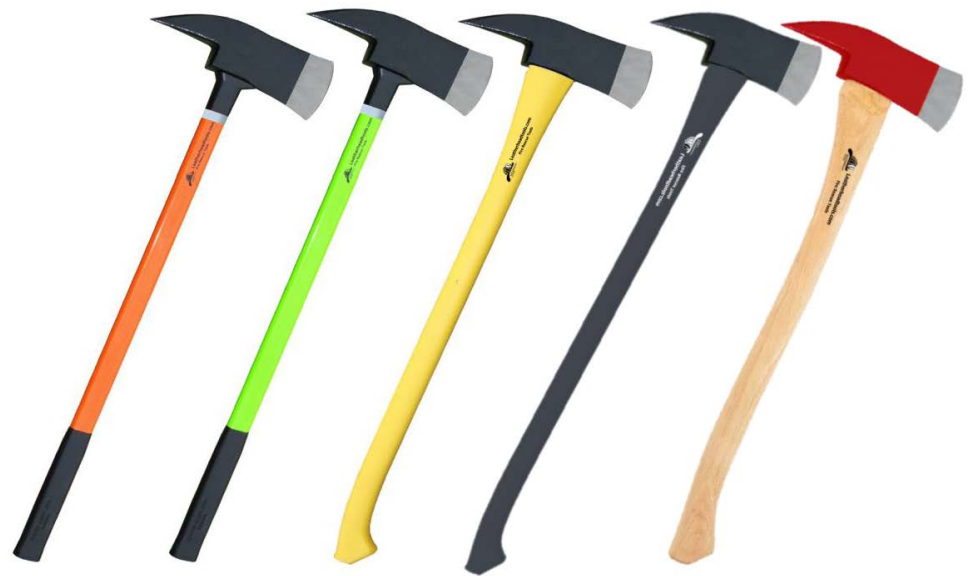 [PAB-6-36] Leatherhead 6# Pick Head Axe - 6lb, 36" Fiberglass Handle (Black Fiberglass Handle w/Textured, Deer Hoof Grip)