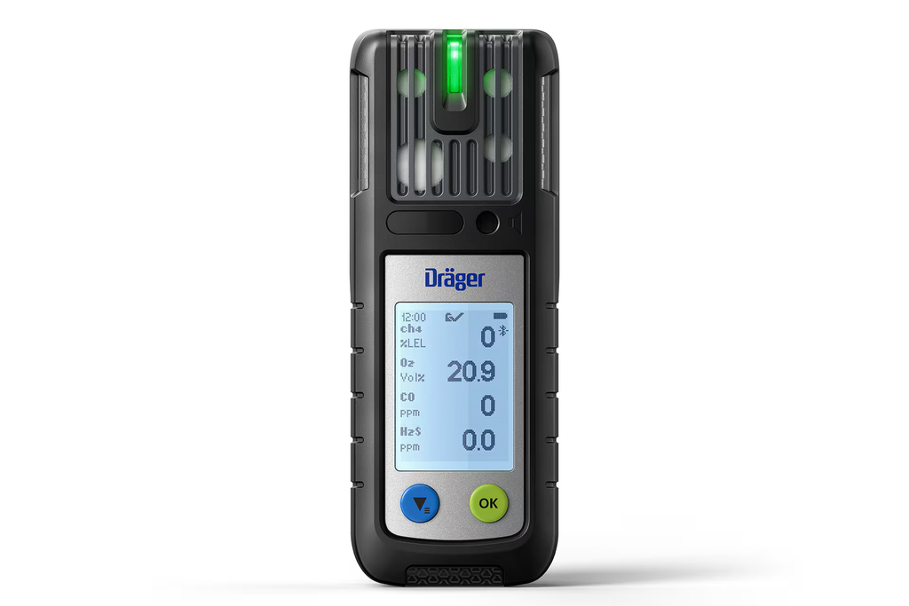 Drager X-AM 2800: LEL (SR), O2, CO, H2S, NiMH T4 Battery (4 Gas Monitor).