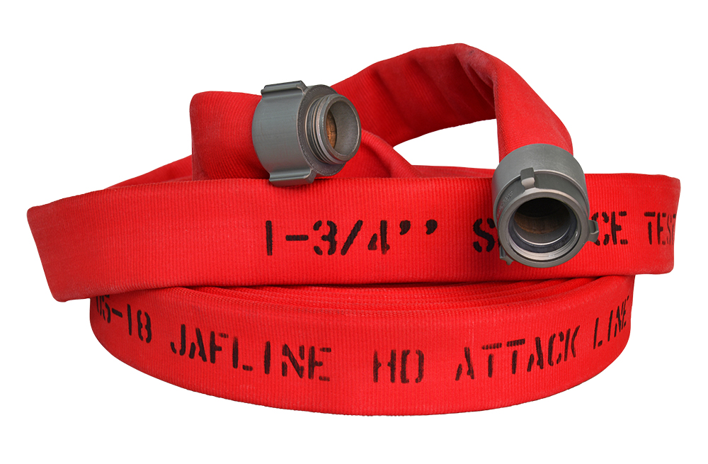 Kuriyama Jafline HD All Polyester Double-Jacket Fire Hoses with EPDM Rubber Lining
