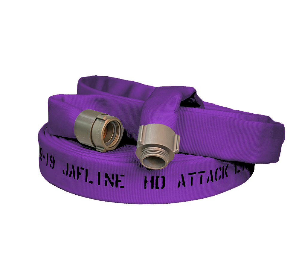 Kuriyama Jafline HD All Polyester Double-Jacket Fire Hoses with EPDM Rubber Lining