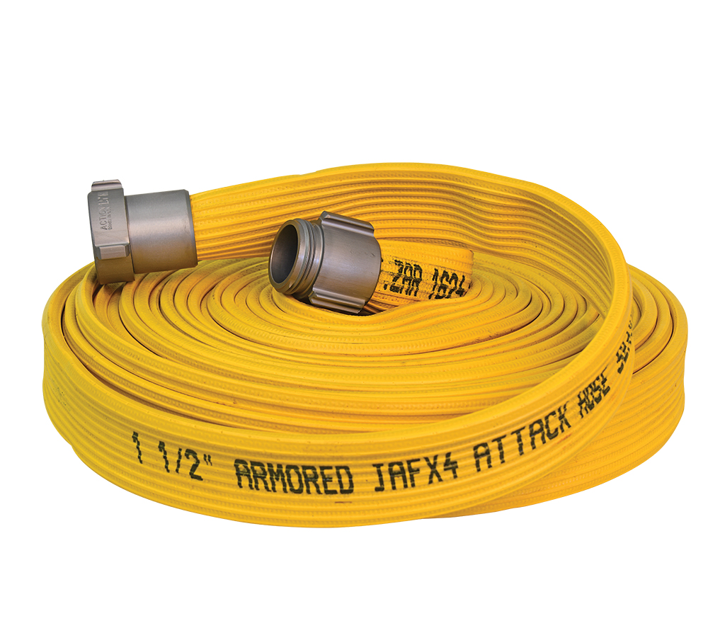 [JX100Y025-NH100] Kuriyama JAFx4™ The World's Toughest Fire Hose - Assembled Lengths (1", 25', NH/NST)