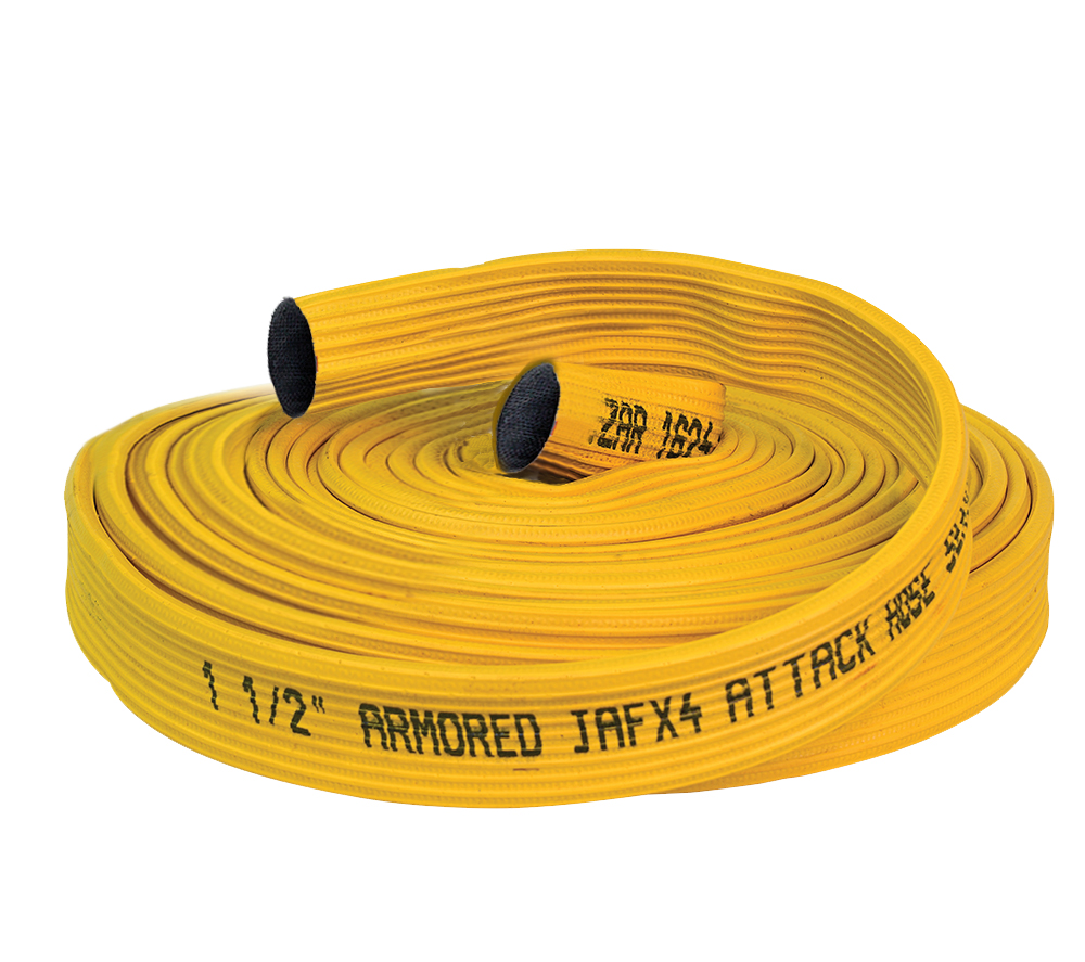 [56H1FX4-25] Kuriyama JAFx4 The World's Toughest Fire Hose - Bulk Hose Lengths (Uncoupled) (1", 25')