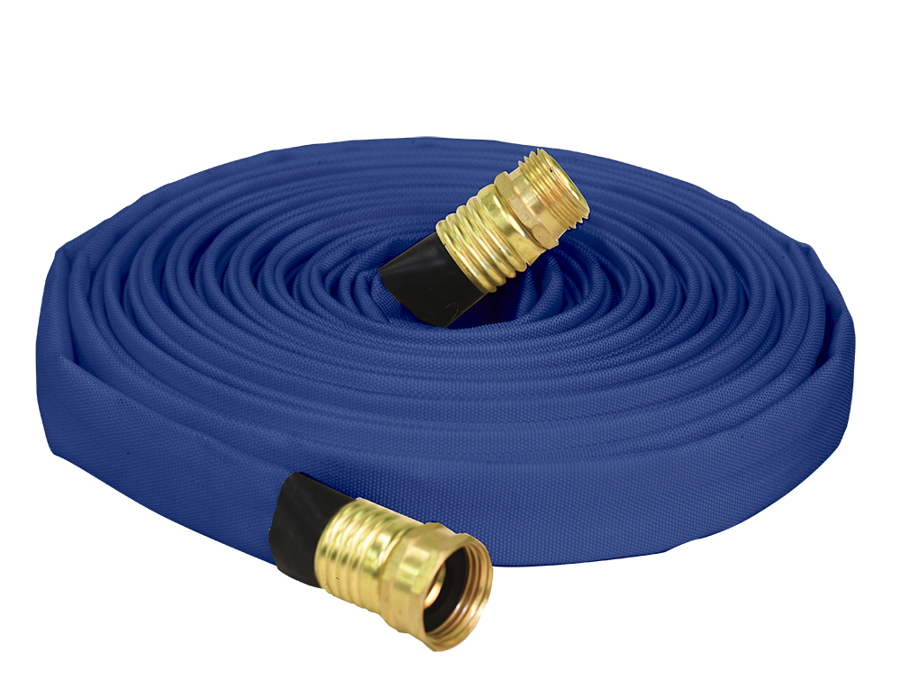 [55H75B25G] Kuriyama Forest-Lite Mop-Up Fire Hose (Blue, 25')