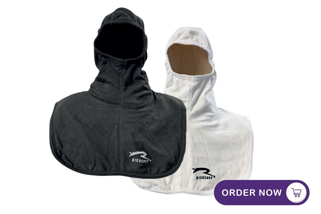 [AC-HOOD-BL-101] Ricochet Reflex 3A Particulate Barrier Fire Hood (Black, Individual)