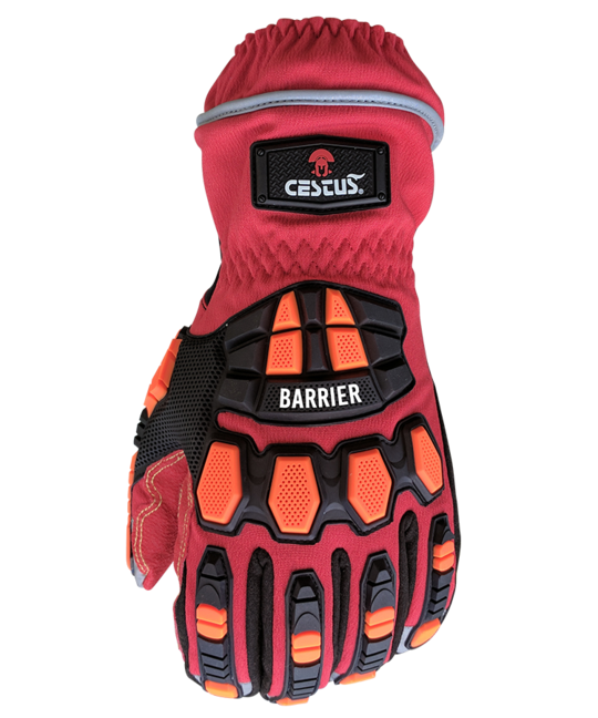 Cestus Tow Grip SC-M Palm Impact Glove Yellow Pair Cotton Medium/9 